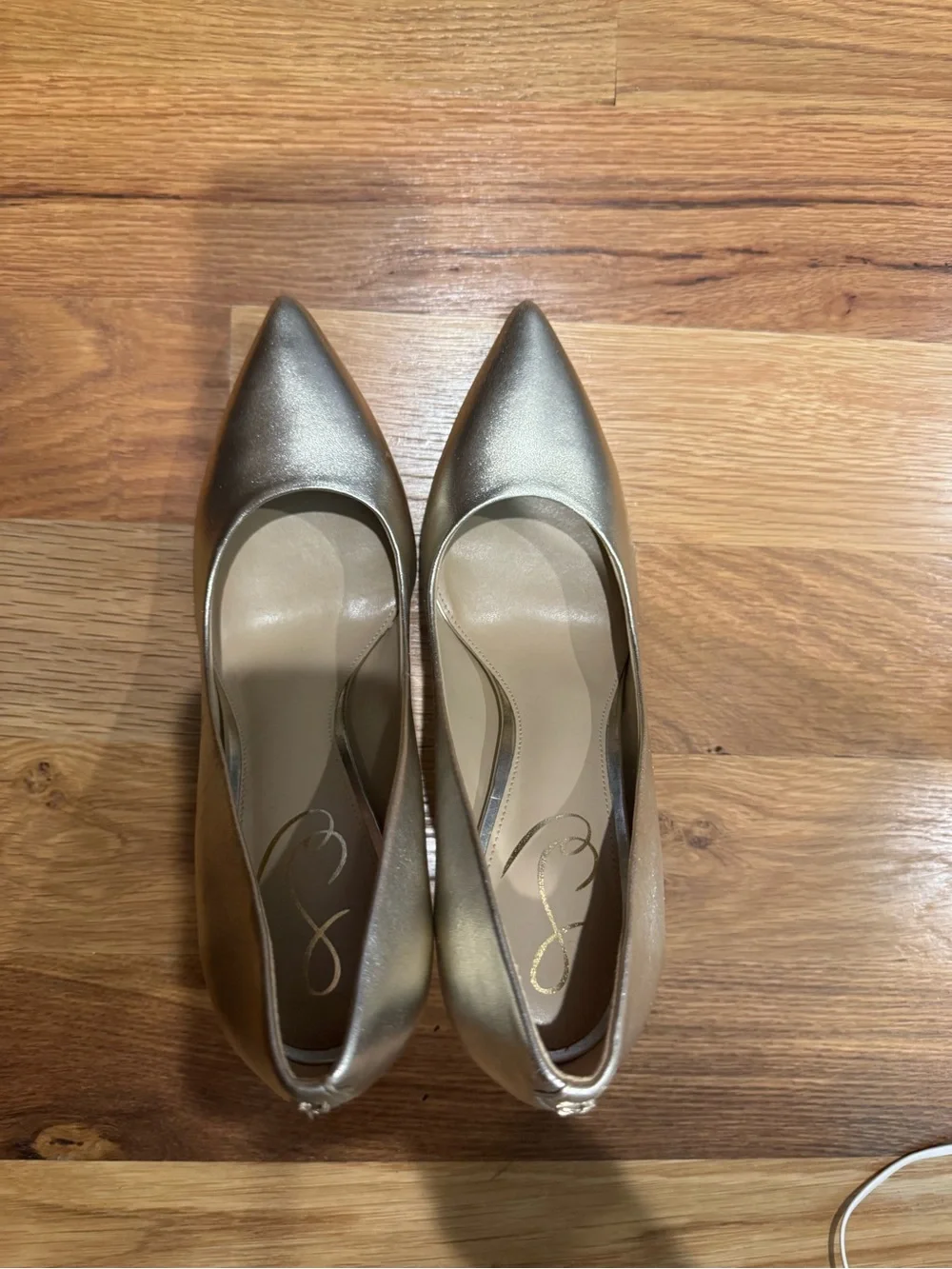 Zsupply Metallic Silver Pointed-Toe Stiletto Pumps - Women's Dress Heels